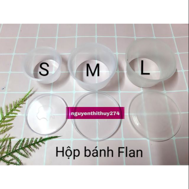 Hũ Bánh Flan 3 size S, M, L, Tim đựng Slime, Làm Bánh Flan