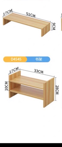 Bàn để máy tính + Giá sách