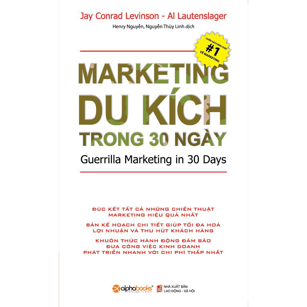 Sách - Marketing Du Kích Trong 30 Ngày
