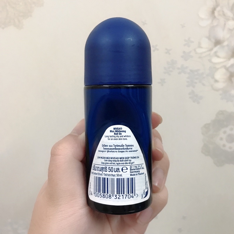 Lăn Khử Mùi Nam Sáng Da Nivea Men Whitening 50ml