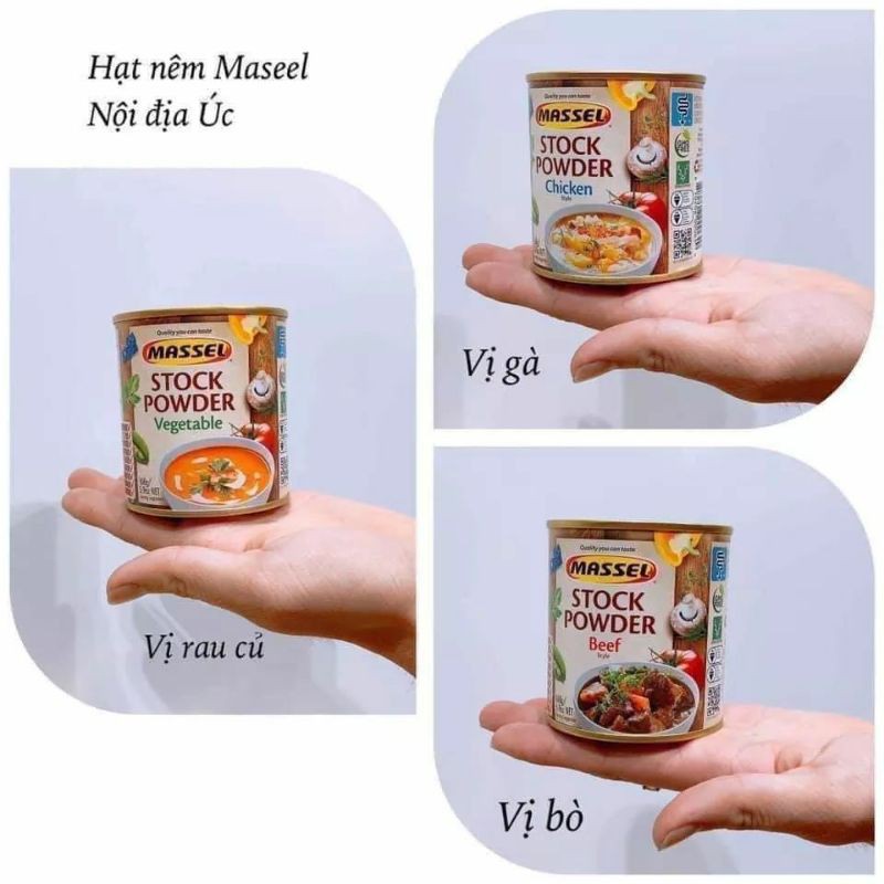 Hạt nêm Massel của Úc 168gr