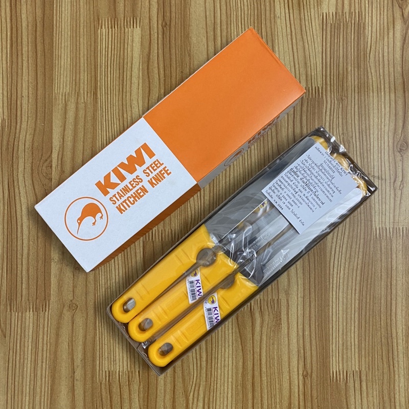 Dao Kiwi mũi tròn - mũi nhọn chính hãng Thái Lan có tem Kiwi Dao gọt hoa quả đa năng siêu sắc bén, không gỉ cán vàng