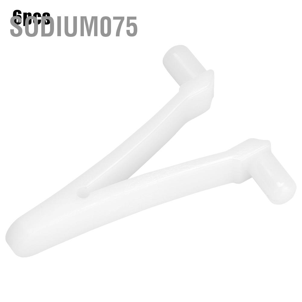 Hàng Hot 6PCS Hồ bơi Cung cấp Bướm V Clip cho Bàn chải Spa Lá Rake Skimmer Đầu hút chân không Hàng giao ngaySodium075