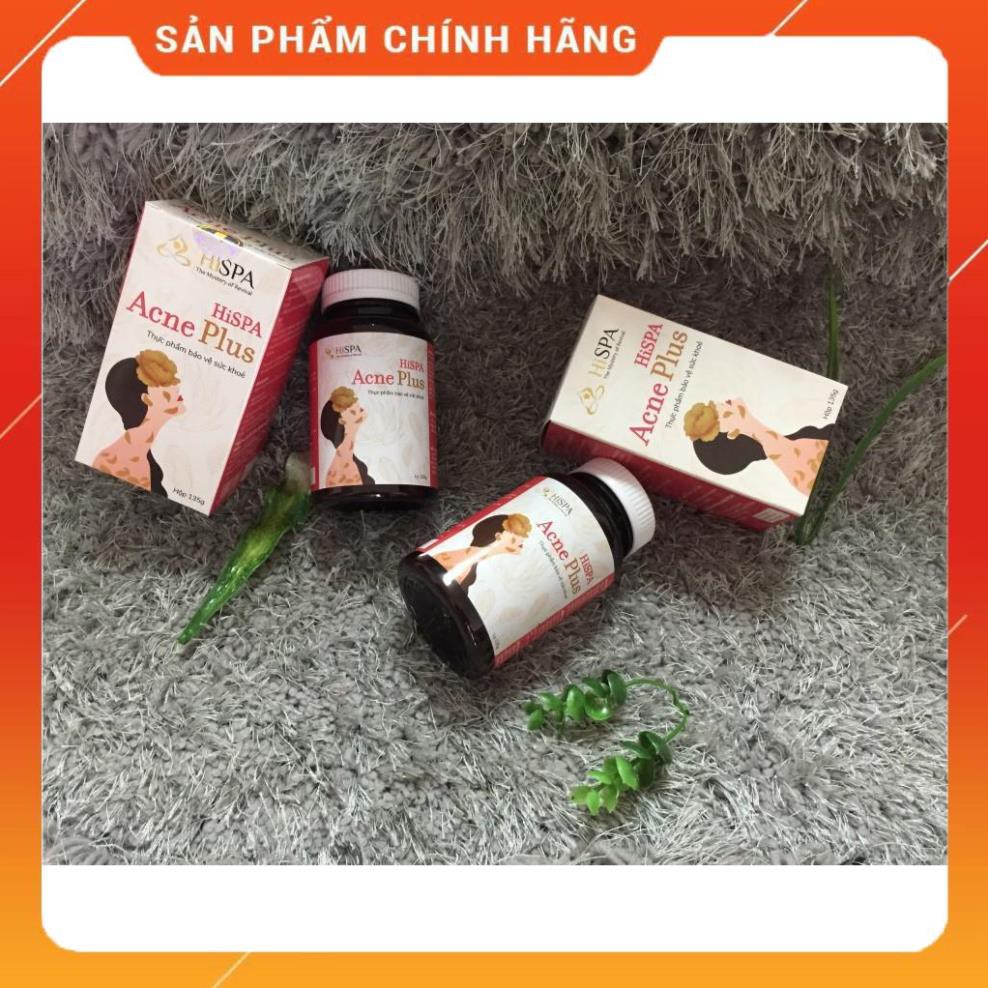 Viên uống hỗ trợ Trị mụn đầu đen, mụn bọc, nám dứt điểm tận gốc làm đẹp sáng da từ bên trong giúp thải độc HiSPA AcnePl | BigBuy360 - bigbuy360.vn