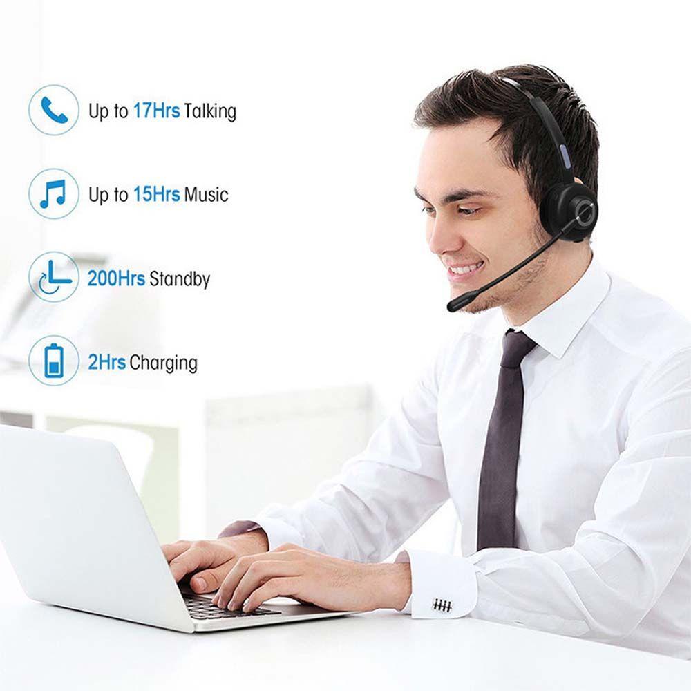 Tai Nghe Bluetooth Không Dây Âm Thanh Nổi Chống Ồn Có Micro Chất Lượng Cao