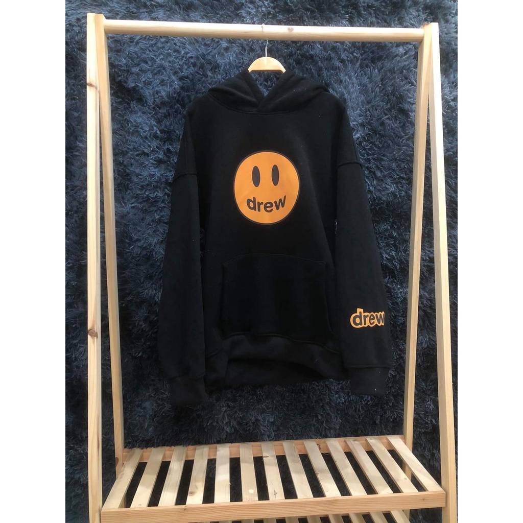 Áo Hoodie DREWW Mũ 2 Lớp Form Rộng Nam Nữ Phong Cách UNISEX Hàn Quốc, Nỉ Ngoại Siêu Dày Dặn Ấm Áp Thấm Hút Mồ Hôi