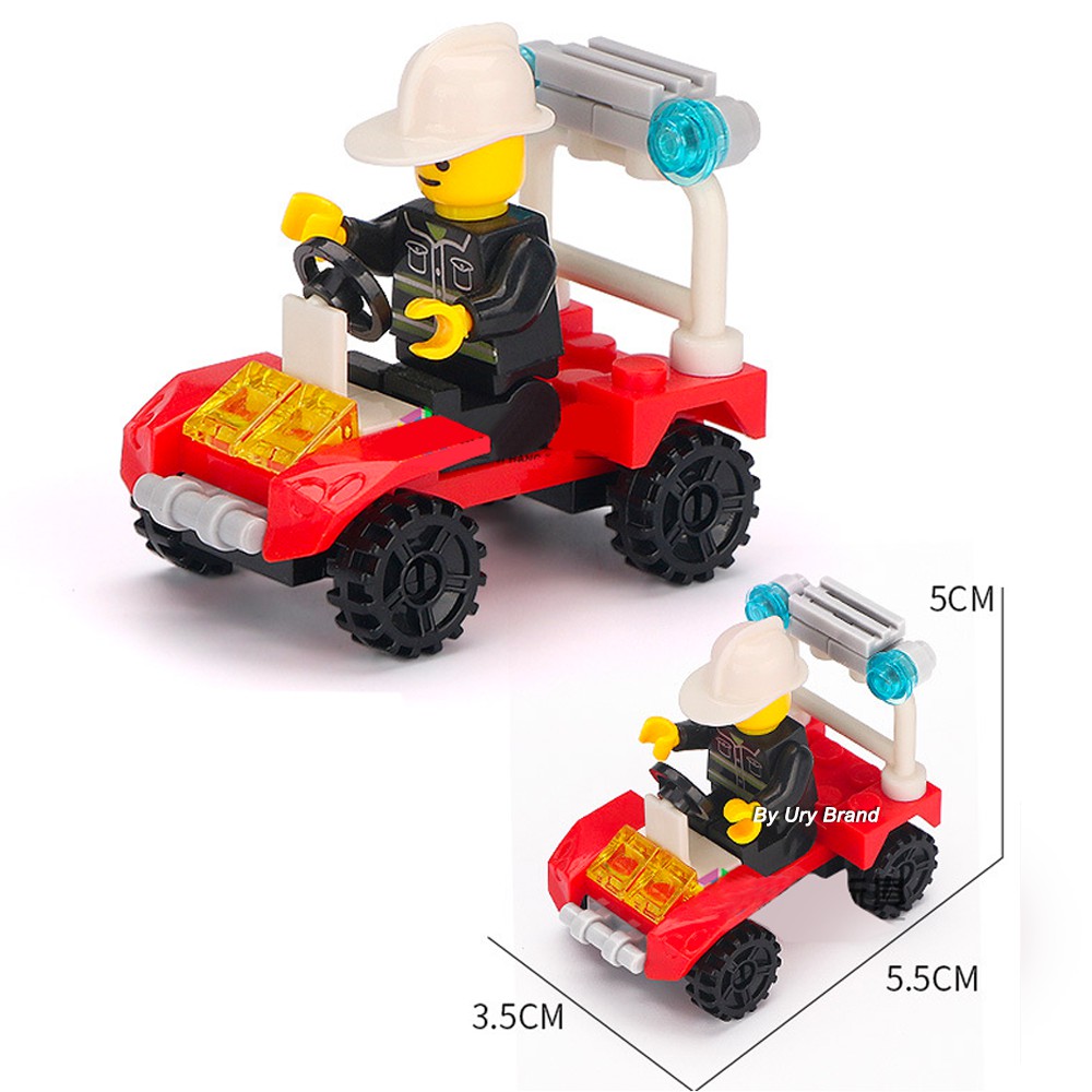 [Mã LIFETOYS1 giảm 30K đơn 99K] Bộ 8 Mô Hình Lego Lắp Ráp Thành Phố Mini Cho Bé