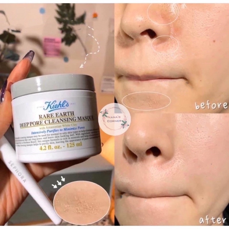 Mặt Nạ Đất Sét Kiehl's Rare Earth Deep Pore Cleasing Masque