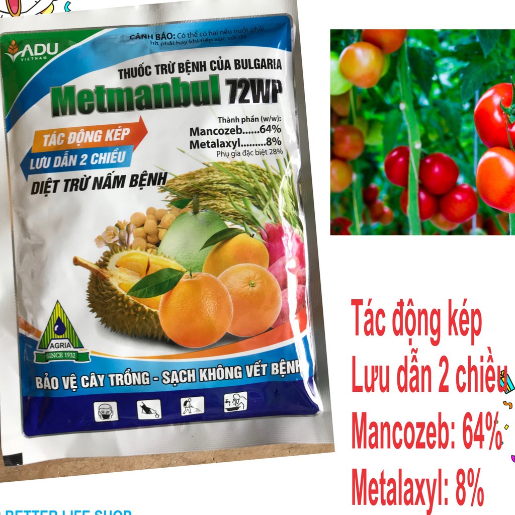 Thuốc Trừ Bệnh Metmanbul 72WP