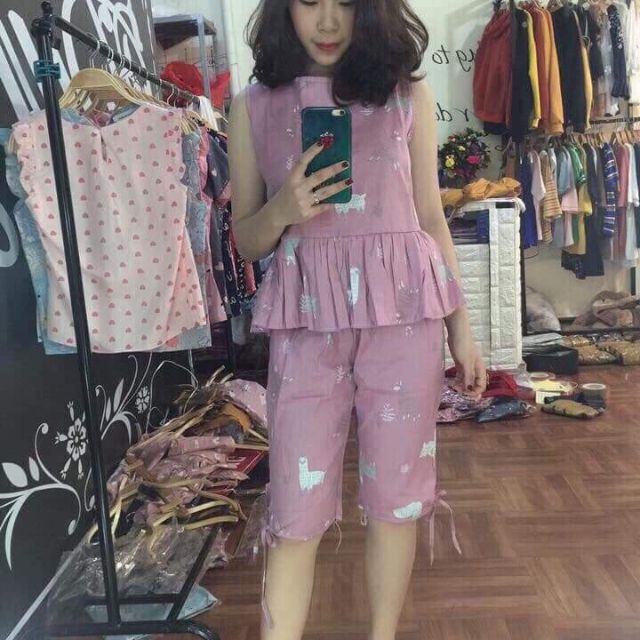 Bộ mặc ở nhà chất sịn sò