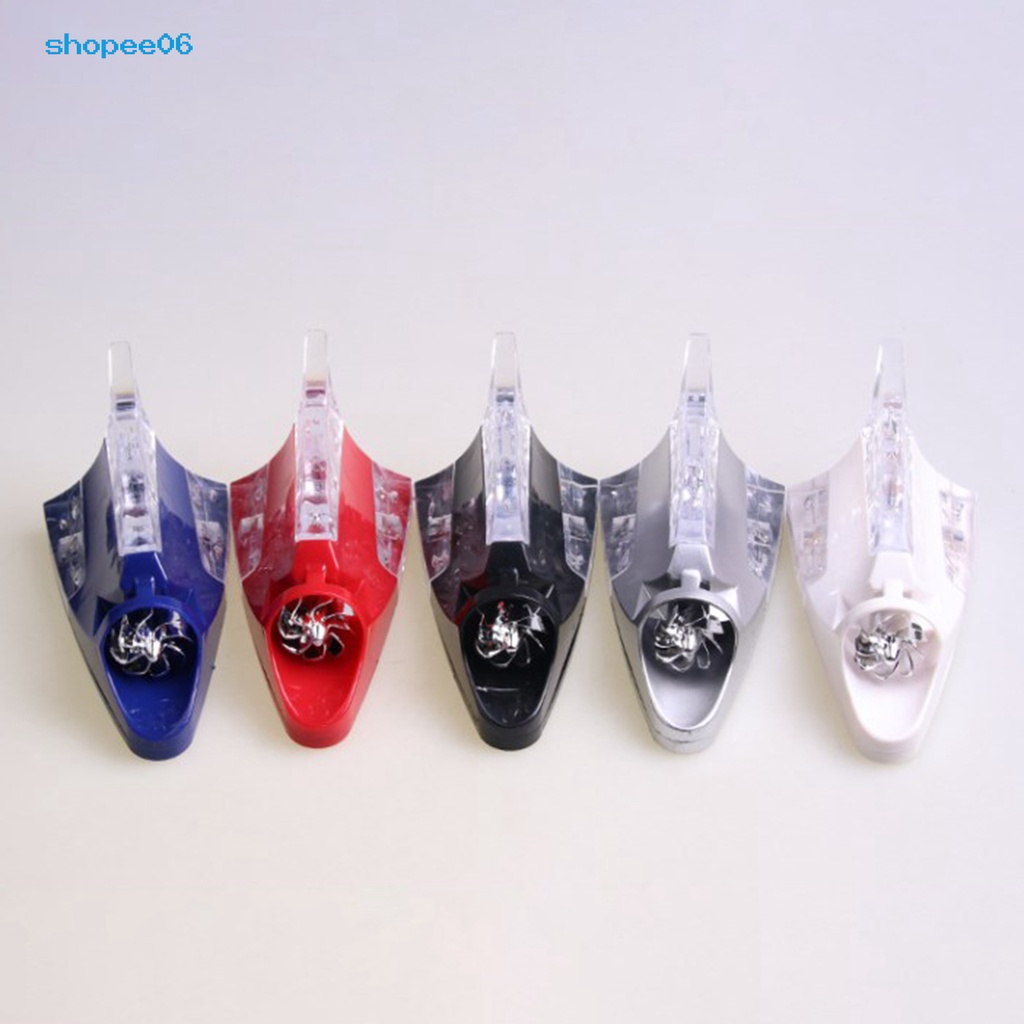 Ăng Ten Hình Vây Cá Mập Gắn Xe Hơi Chống Va Chạm Có Đèn LED