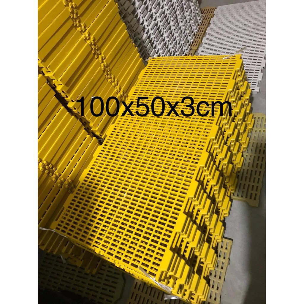 Sàn Nhựa Chăn Nuôi Chó, Mèo Thú Cưng, Chim Gà, Vịt Dễ Vệ Sinh, Sạch Sẽ Kích Thước 100x50x3cm