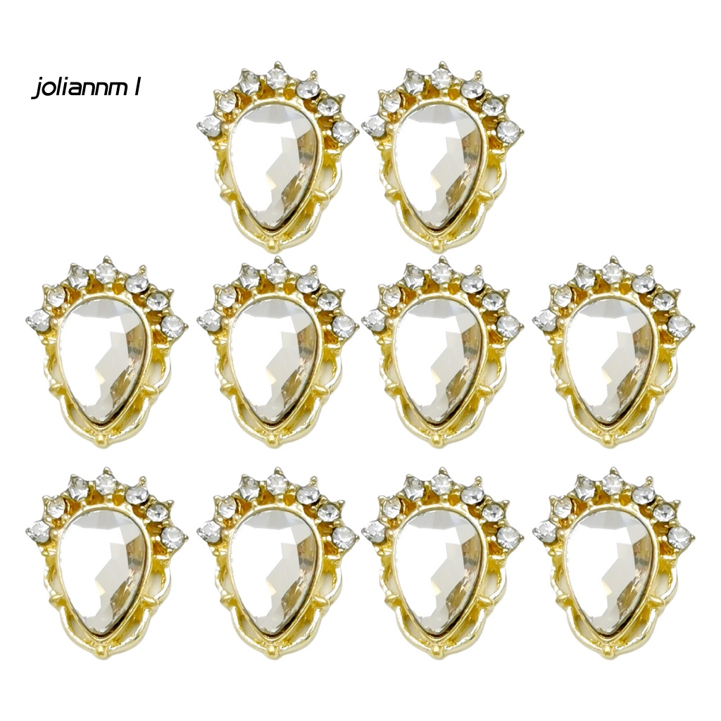 Set 10 Phụ Kiện Trang Trí Móng Tay 3D DIY