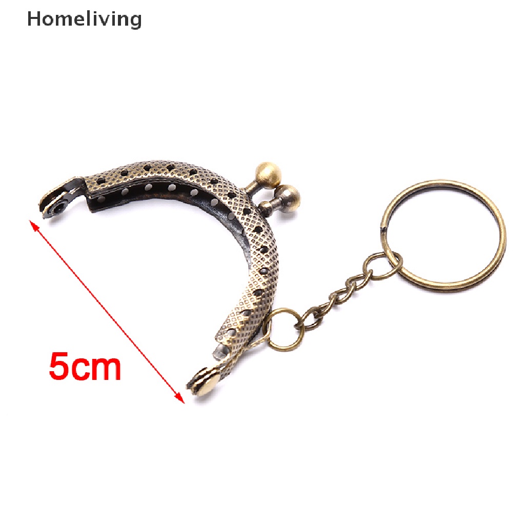 1 Khung Kim Loại 5cm Làm Ví / Móc Khóa DIY Tiện Dụng