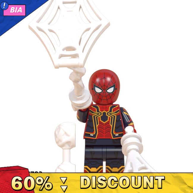 Mô hình lắp ghép nhân vật Spiderman siêu anh hùng đồ chơi cho trẻ em