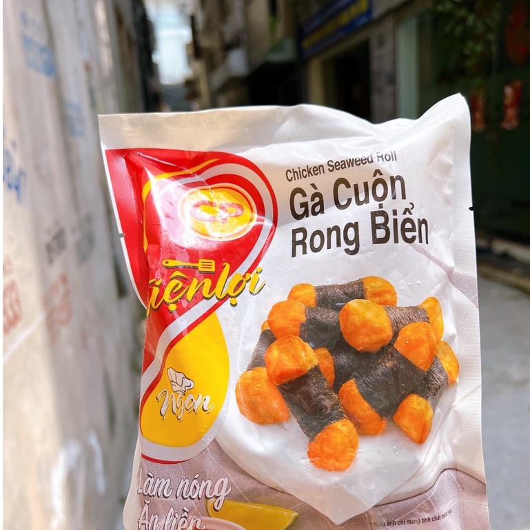 Gà cuộn rong biển CP , gà chiên giòn, gà rán tiện lợi, các bé cực thích