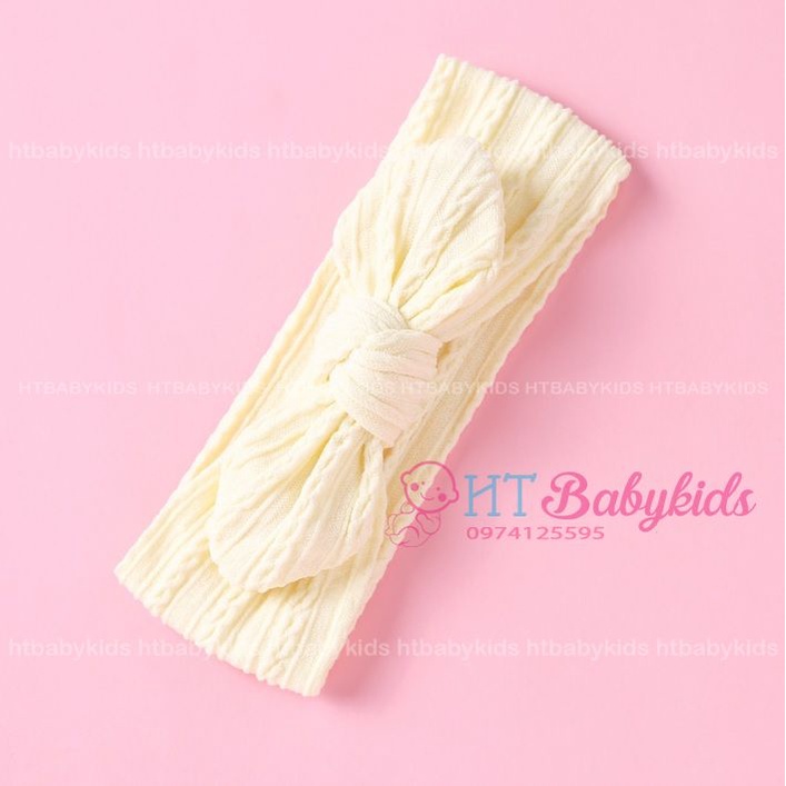 [FLASH SALE ] Băng Đô Len Mềm Tai Thỏ Xinh Xắn Cho Bé Gái