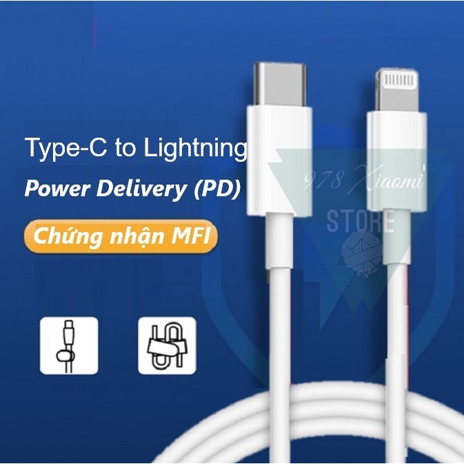 Cáp sạc nhanh PD chuẩn MFI type C to Lightning ZMI AL870-Cáp sạc Type-C to Lightning Xiaomi ZMI chuẩn PD