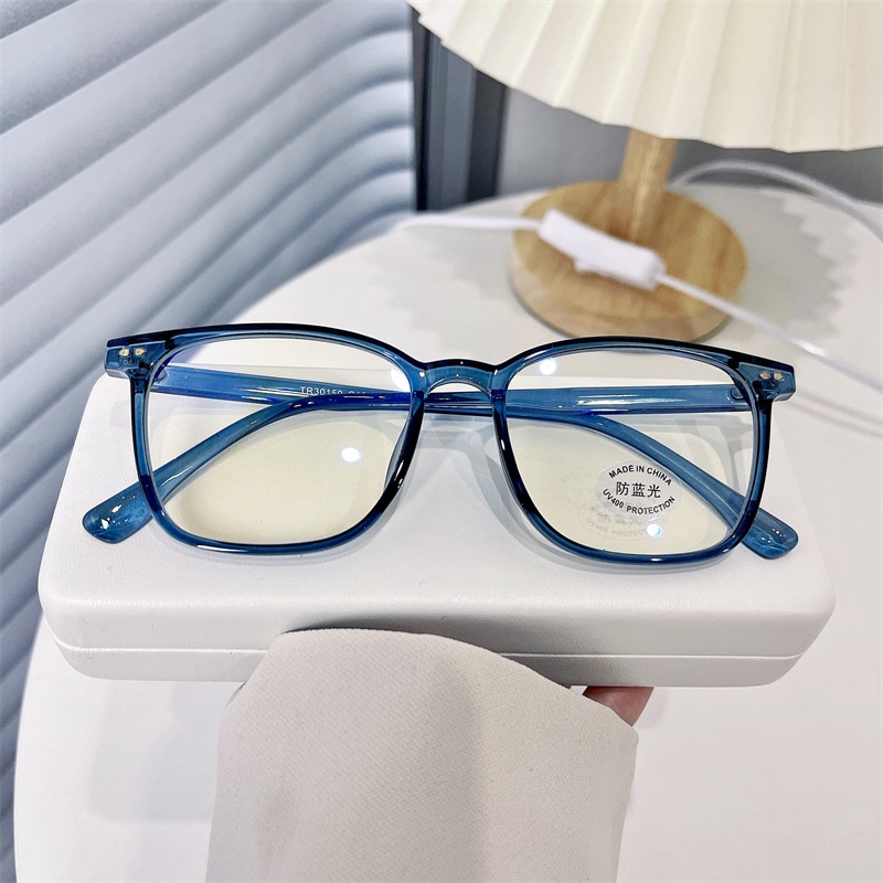 Mắt Kính TR90 Chống Ánh Sáng Xanh Hình Chữ Nhật Thời Trang Chất Lượng Cao