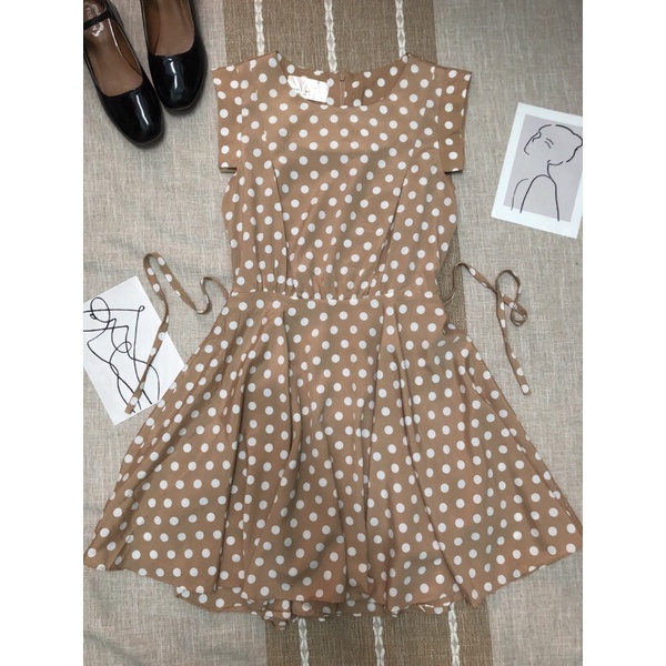 Đầm tiểu thư nhẹ nhàng hàng 2hand hiệu si tuyển PD01