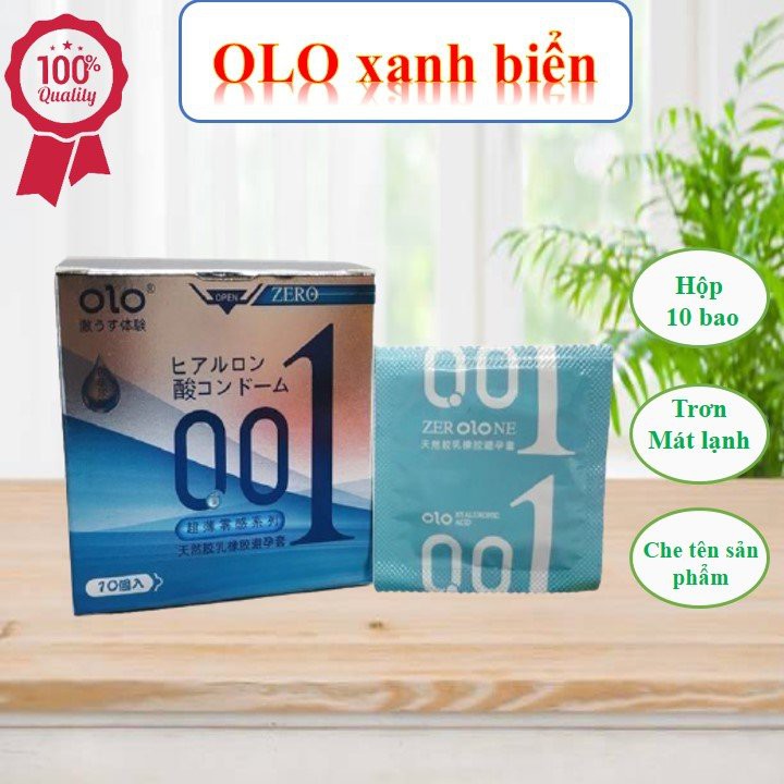 Bao cao su OLO 001 / Bao cao su trơn, gai đủ loại nhiều gel, kéo dài quan hệ / bcs lẻ