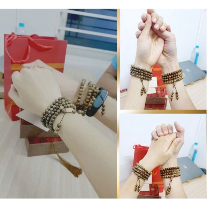 [ Hàng chuẩn ] Vòng tay trầm hương 108 hạt