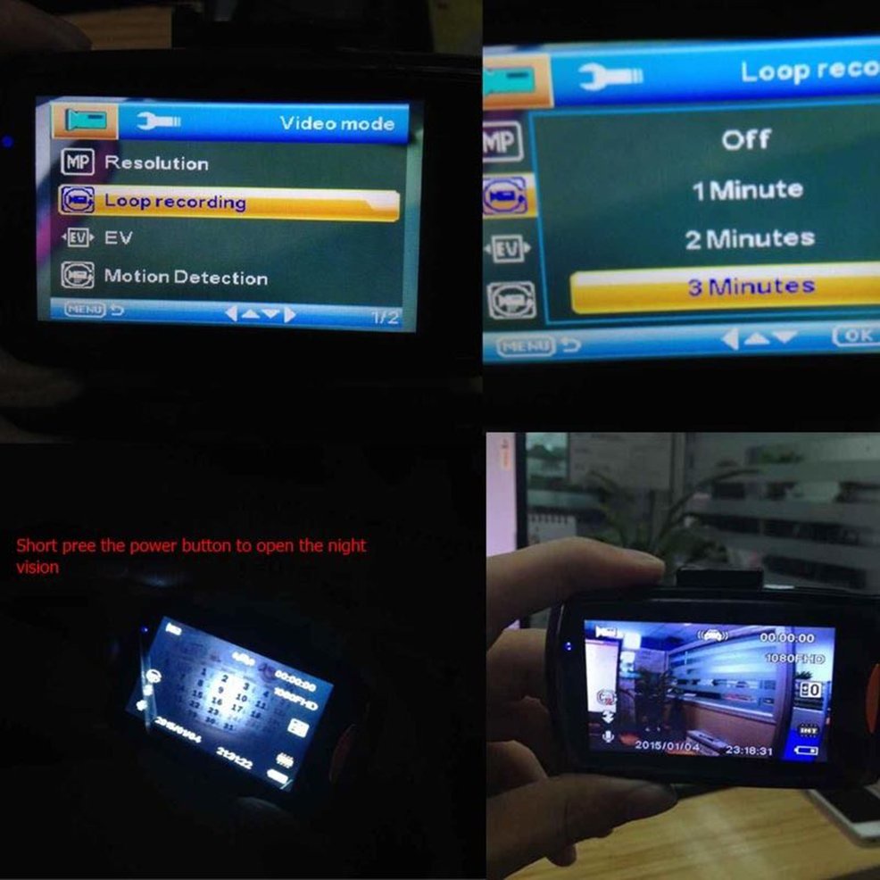 Camera Hành Trình G30 2.4 Inch Dvr 90 Độ Cho Xe Hơi | BigBuy360 - bigbuy360.vn