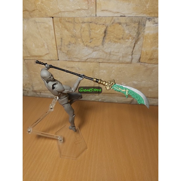 Mô hình tỉ lệ 1:12 Thanh Long Đao 18cm dùng cho mô hình tỉ lệ 1:12