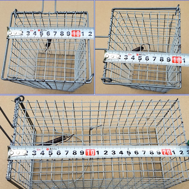 5 Lồng Bẫy Sóc Bông, Sóc Đất, Bẫy Chuột Cống Nhum, 11x12x26cm, lưới chì chống sét