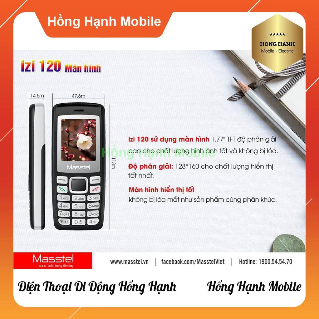 Điện Thoại Masstel iZi 120 - Hàng Chính Hãng Mới 100% Nguyên Seal Fullbox