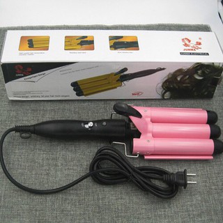 Máy Làm Tóc Xoăn Sóng Nước 3 Trục
