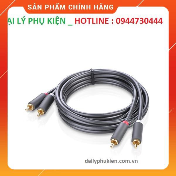 Cáp loa 2 đầu hoa sen 3m Ugreen 10519 dailyphukien