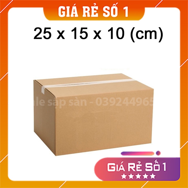 25x15x10 Hộp carton đóng hàng