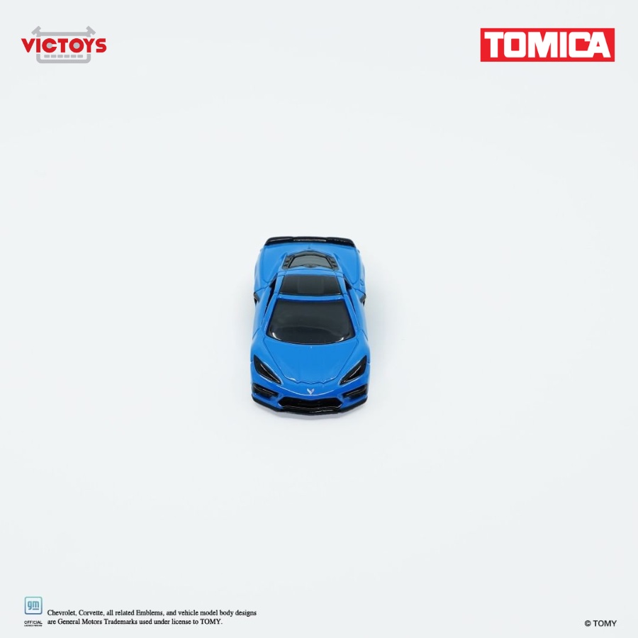 Xe mô hình Tomica No.91 Chevrolet Corvette 1st Blue 188056 Fullbox Chính Hãng Takara Tomy - Victoys