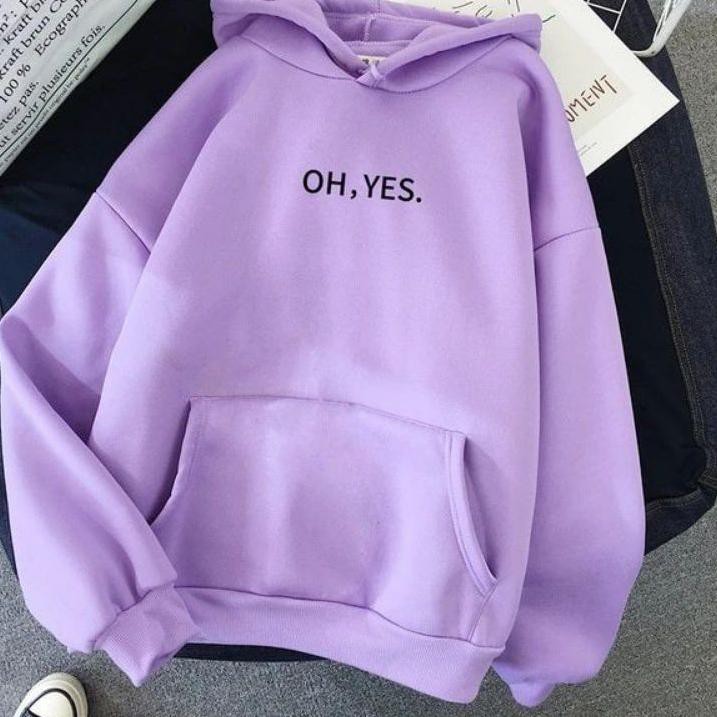 Áo Hoodie Trơn 5.5 Mall Oh Yes Size M-Xxl Cho Nam Nữ