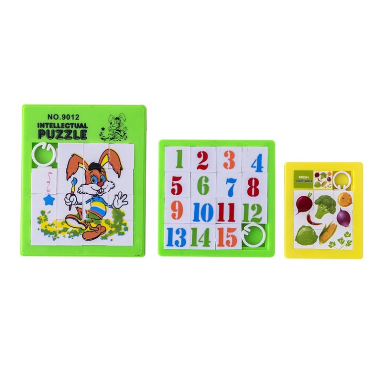 [ĐỒ CHƠI THÔNG MINH] Đồ chơi trượt ghép hình bằng nhựa giúp phát triển tư duy - 1439TGH