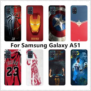 Ốp điện thoại TPU silicon mềm họa tiết hoạt hình cho Samsung Galaxy A51