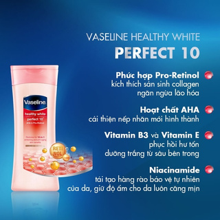 Sữa dưỡng thể Vaseline trắng mịn 200ml
