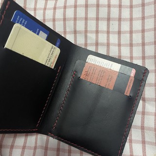 Ví đứng mini da thật handmade cao cấp