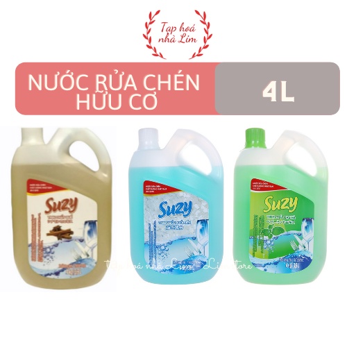 Nước rửa chén bát Suzy Nhật Bản 4kg - thành phần Hữu CơCHẤT LƯỢNG NHẬT BẢN