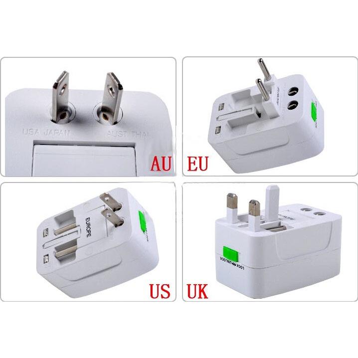 Ổ cắm du lịch đa năng có cổng sạc USB
