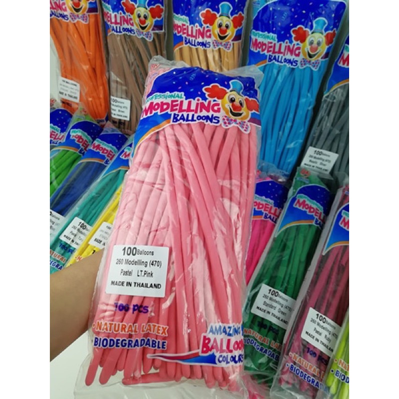 Sỉ Bong Bóng bay tạo hình đẹp Thái Lan vặn hình nghệ thuật (100 quả chọn màu)