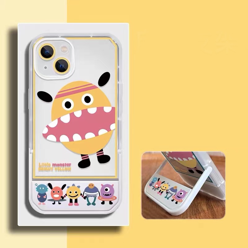Ốp Điện Thoại TPU Silicone Trong Suốt Chống Sốc Có Giá Đỡ Cho IPhone 13 12 11 Pro X XR XS Max SE 2020 6 6S 7 8 Plus