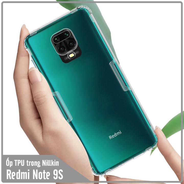 Ốp lưng cho Xiaomi Redmi Note 9S - Redmi Note 9 Pro TPU trong suốt Nillkin NATURE - Hàng nhập khẩu