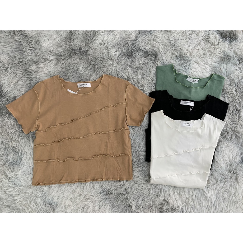 Áo Croptop - Áo Thun Croptop  Xoắn