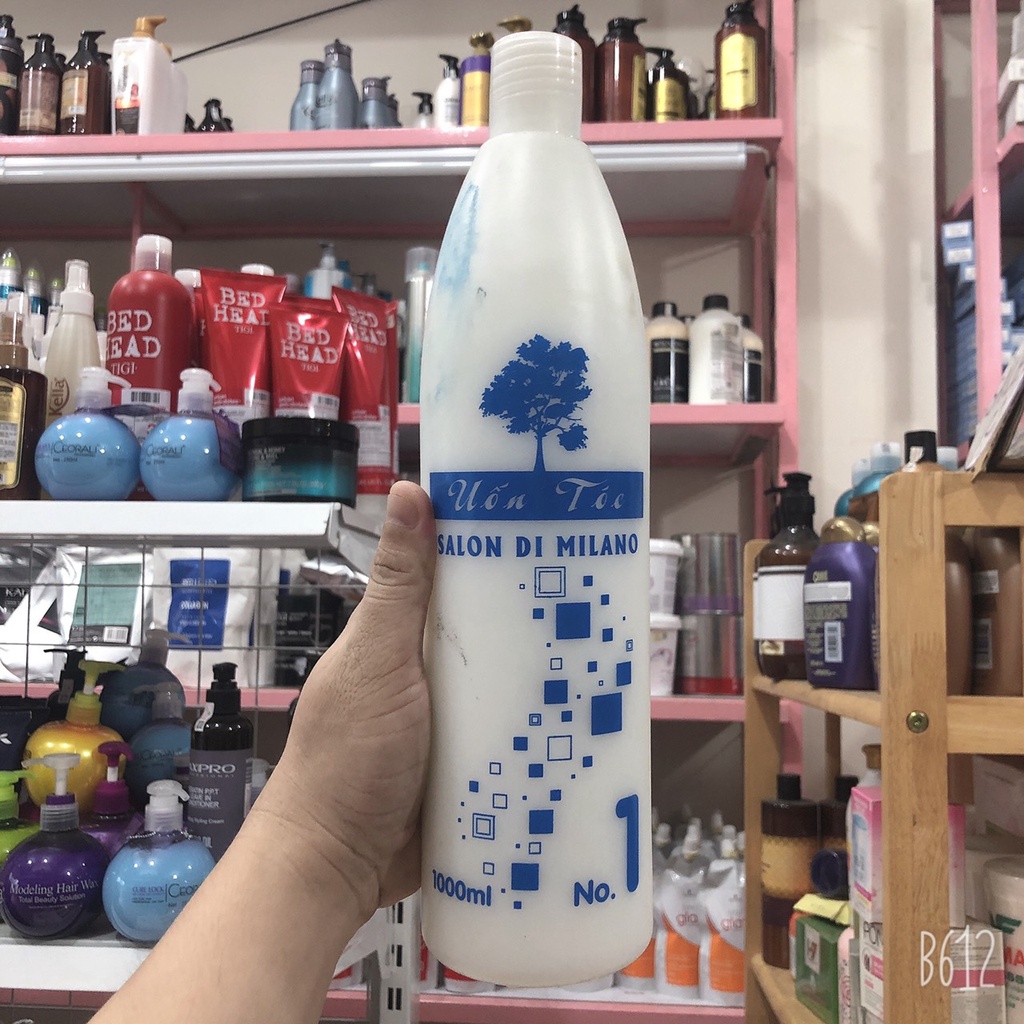 CẶP THUỐC UỐN TÓC MILANO 1000ML*2 mẫu mới