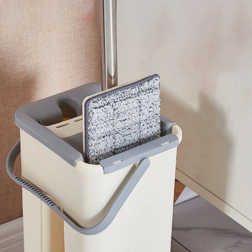 Cây Lau Nhà Phẳng Dạng Nhấn Nhanh Khô Chống Ăn Mòn Có Thể Điều Chỉnh Tiện Lợi