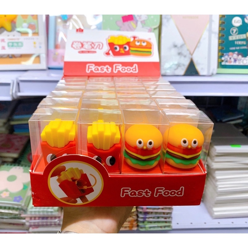 Đồ chuốc, gọt bút chì mẫu thú, đồ ăn dễ thương cho bé