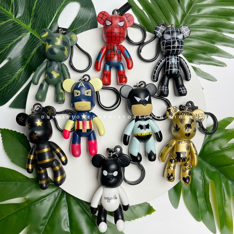 Móc khóa gấu Popobe thời trang unisex | DUYHI