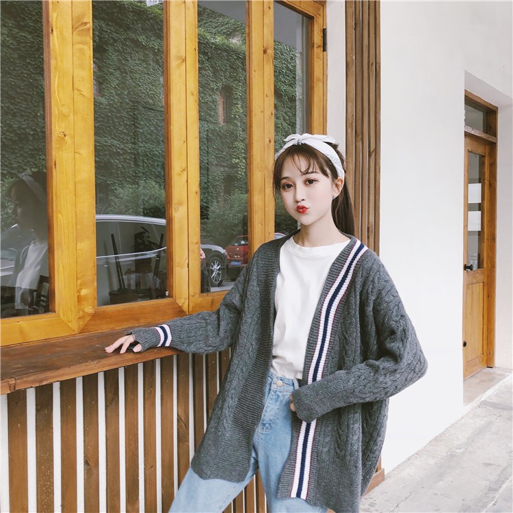 ÁO KHOÁC LEN HÀN QUỐC THU ĐÔNG ULZZANG THỜI TRANG NỮ